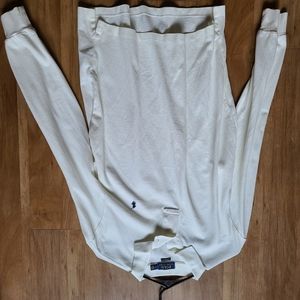 White Longsleeve Polo